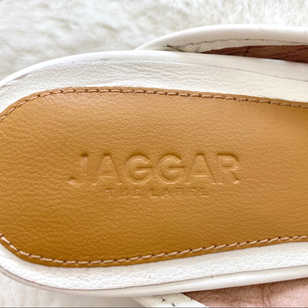 JAGGAR The Label Cage White Leather Heels - Picture 13 of 13